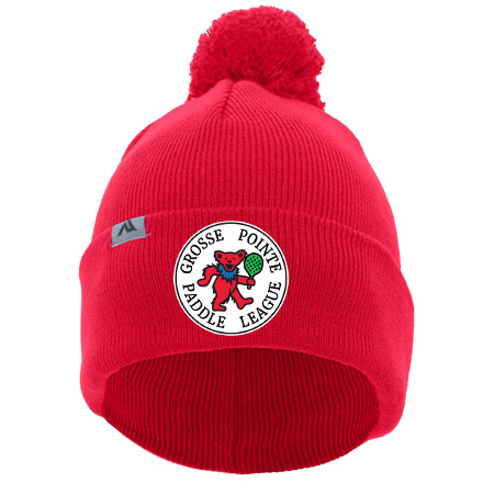 GPPL KNIT FOLD OVER POM-POM BEANIE - Image 11