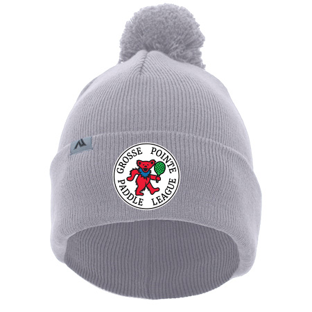 GPPL KNIT FOLD OVER POM-POM BEANIE - Image 6