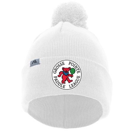 GPPL KNIT FOLD OVER POM-POM BEANIE - Image 12