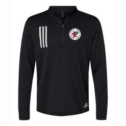 Alternative view of GPPL Adult Adidas 3-Stripes Double Knit Quarter-Zip Pullover