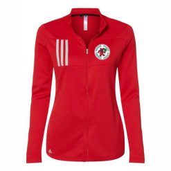 GPPL Ladies Adidas 3-Stripes Double Knit Full Zip Pullover