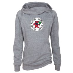 Alternative view of GPPL Ladies Classic Fleece Funnel Neck Pullover Hood