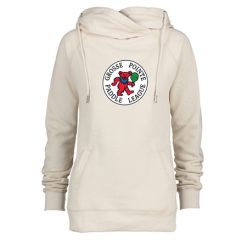 GPPL Ladies Classic Fleece Funnel Neck Pullover Hood