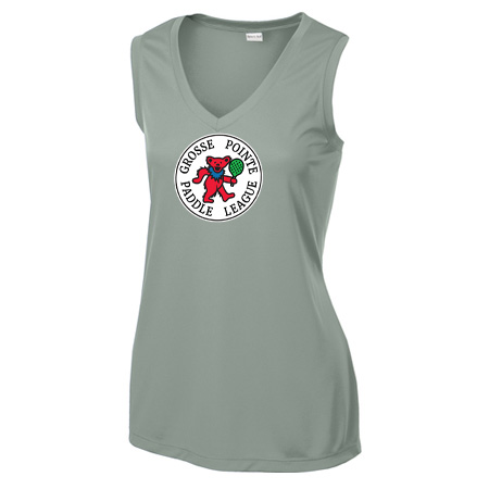 GPPL Ladies Ladies Sleeveless PosiCharge® Competitor™ V-Neck Tee - Image 3