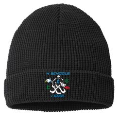Alternative view of GRCCH Waffle Cuff Beanie