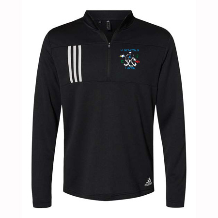 GRCCH Adult Adidas 3-Stripes Double Knit Quarter-Zip Pullover - Image 4