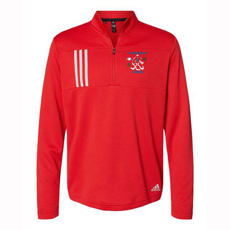 GRCCH Adult Adidas 3-Stripes Double Knit Quarter-Zip Pullover - Image 2