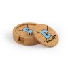 GRCCH Circular Cork Coaster Set of 4 with holder
