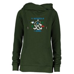 Alternative view of GRCCH Ladies Classic Fleece Funnel Neck Pullover Hood