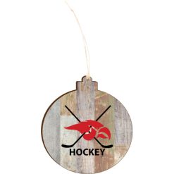 GRCCH Light 4.18 X 3.86 Faux Wood Ornament