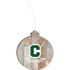 Alternative view of GRCCH Light 4.18 X 3.86 Faux Wood Ornament