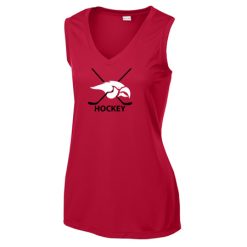 Alternative view of GRCCH Ladies Ladies Sleeveless PosiCharge® Competitor™ V-Neck Tee