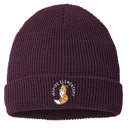 Inspire Elementary Waffle Cuff Beanie - Image 3