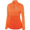 Inspire Elementary Ladies Shadow Tonal Heather ¼ Zip Pullover