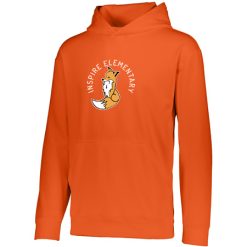 Alternative view of Inspire Elementary Adult Wicking Fleece Hoodie