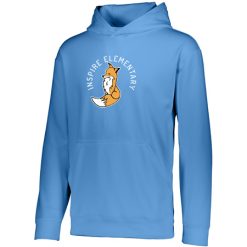 Alternative view of Inspire Elementary Youth YOUTH WICKING FLEECE HOODIE