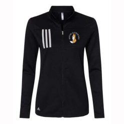 Inspire Elementary Ladies Adidas 3-Stripes Double Knit Full Zip Pullover