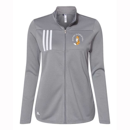Inspire Elementary Ladies Adidas 3-Stripes Double Knit Full Zip Pullover - Image 2
