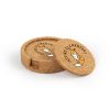 Inspire Elementary Circular Cork Coaster Set of 4 with holder