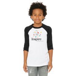 Alternative view of Inspire Elementary Youth Youth 3/4 Sleeve Baseball Tee