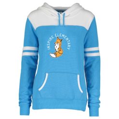 Alternative view of Inspire Elementary Ladies Varsity Fleece Pullover Hood