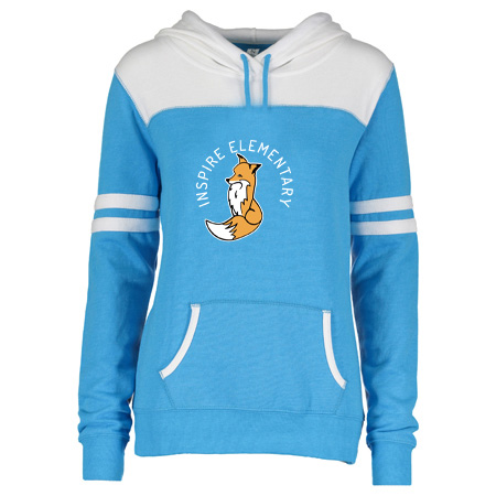 Inspire Elementary Ladies Varsity Fleece Pullover Hood - Image 2