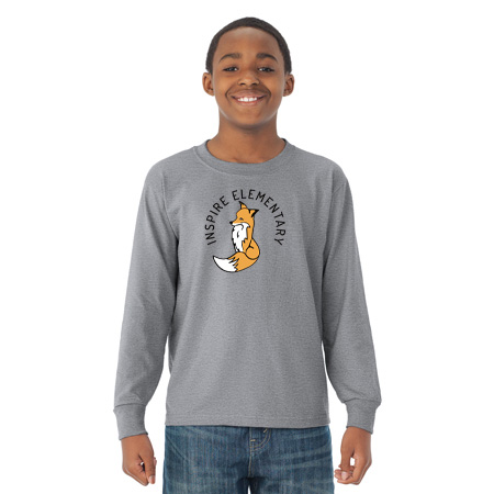 Inspire Elementary Youth DRI-POWER Youth Long Sleeve T-Shirt - Image 5