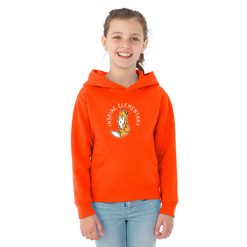 Alternative view of Inspire Elementary Youth NuBlend® Youth Hooded Sweatshirt