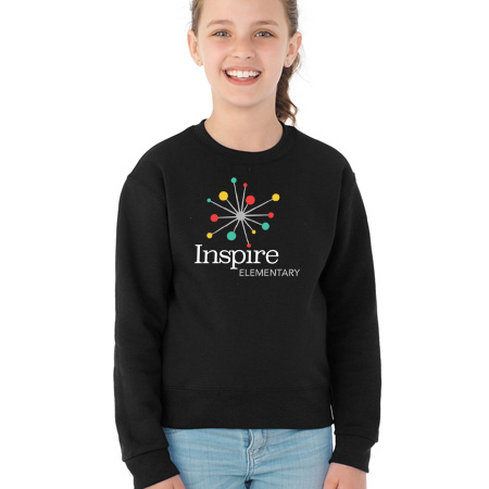 Inspire Elementary Youth Youth Crew Sweatshirt - Image 3