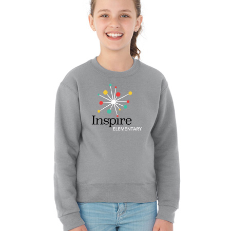 Inspire Elementary Youth Youth Crew Sweatshirt - Image 5