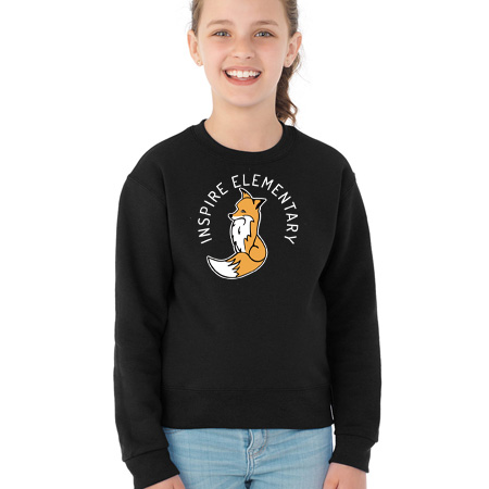 Inspire Elementary Youth Youth Crew Sweatshirt - Image 2