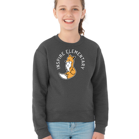 Inspire Elementary Youth Youth Crew Sweatshirt - Image 4
