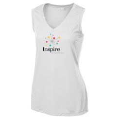 Inspire Elementary Ladies Ladies Sleeveless PosiCharge® Competitor™ V-Neck Tee