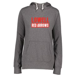 Alternative view of Lowell Ladies Ladies Light Funnel Neck Hoodie