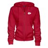 Lowell Ladies Full Zip Fleece Hoodie