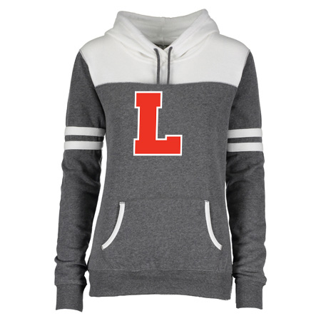 Lowell Ladies Varsity Fleece Pullover Hood - Image 9