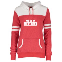 Alternative view of Lowell Ladies Varsity Fleece Pullover Hood
