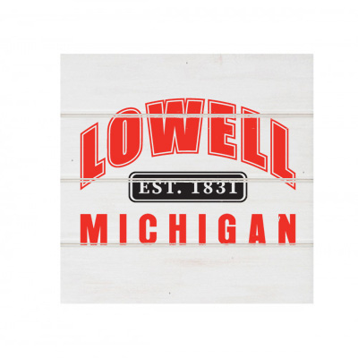 Lowell White Wood Pallet Coaster Set of 1 no holder - Image 6