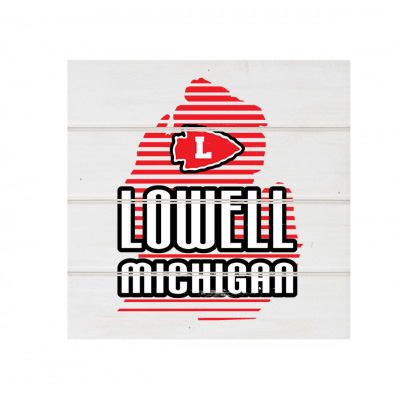 Lowell White Wood Pallet Coaster Set of 1 no holder - Image 5