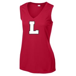 Alternative view of Lowell Ladies Ladies Sleeveless PosiCharge® Competitor™ V-Neck Tee