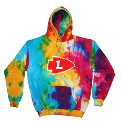 Alternative view of Lowell Adult Tie Dye Fleece Pullover
