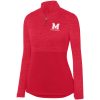 Mooney Lacrosse Ladies Shadow Tonal Heather ¼ Zip Pullover