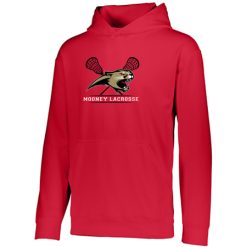 Alternative view of Mooney Lacrosse Youth YOUTH WICKING FLEECE HOODIE
