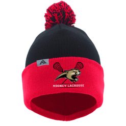 Mooney Lacrosse KNIT FOLD OVER POM-POM BEANIE