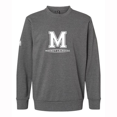 Mooney Lacrosse Adidas Fleece Crewneck Sweatshirt - Image 4