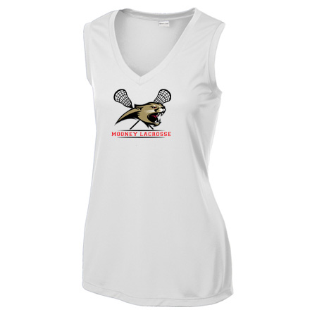 Mooney Lacrosse Ladies Ladies Sleeveless PosiCharge® Competitor™ V-Neck Tee - Image 8