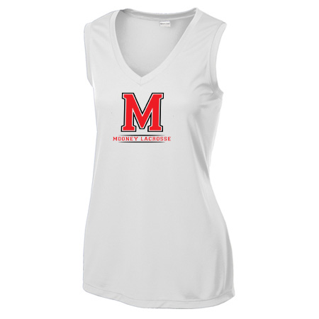 Mooney Lacrosse Ladies Ladies Sleeveless PosiCharge® Competitor™ V-Neck Tee - Image 7