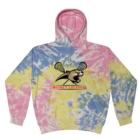 Mooney Lacrosse Adult Tie Dye Fleece Pullover - Image 8