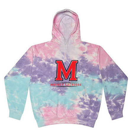 Mooney Lacrosse Adult Tie Dye Fleece Pullover - Image 6