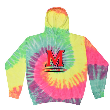 Mooney Lacrosse Adult Tie Dye Fleece Pullover - Image 9